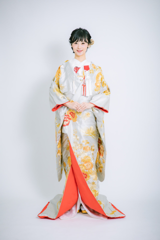 四季草花御所車文