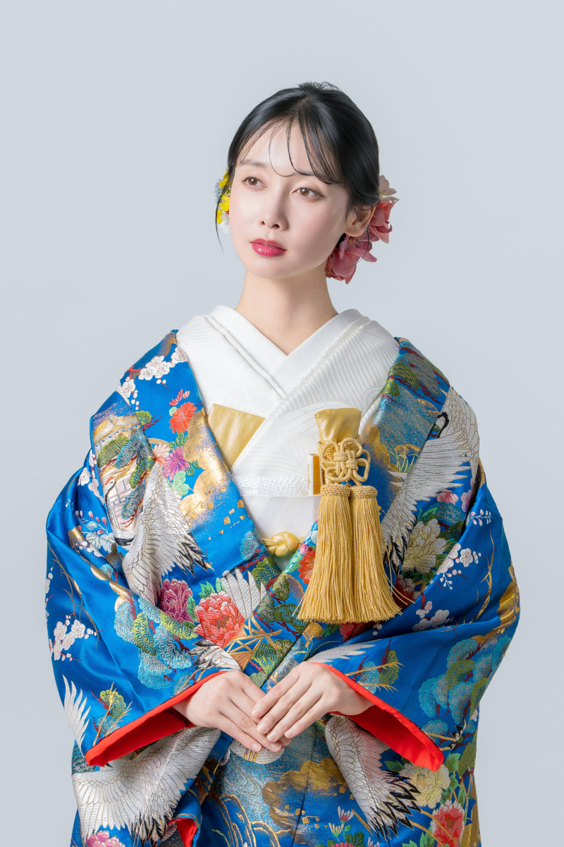 おしどりに鶴