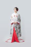 金彩扇に梅花文