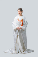 刺繍鶴に松竹梅