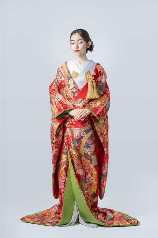 束ね熨斗に四季花