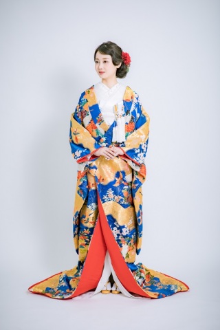 四季花飛翔鴛鴦