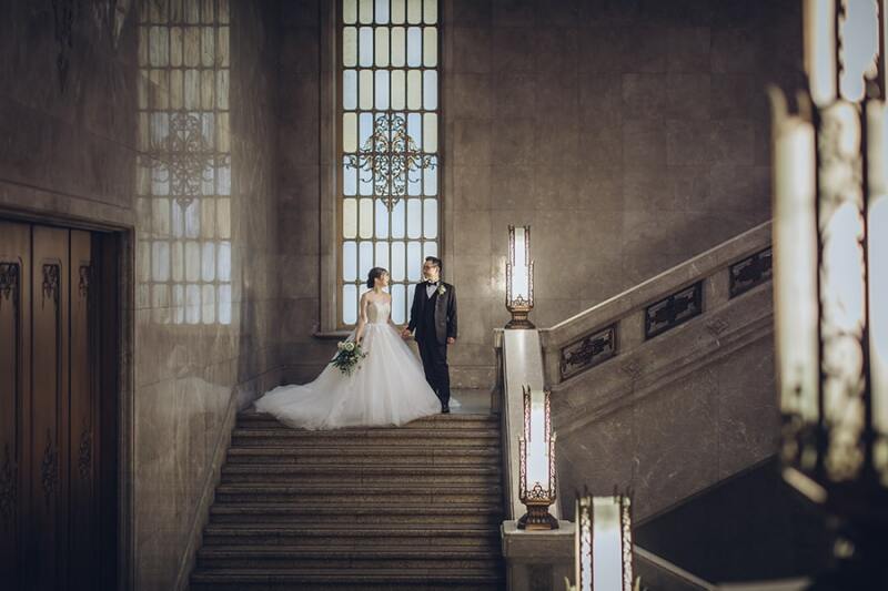 ドレスに着替えて撮影再開