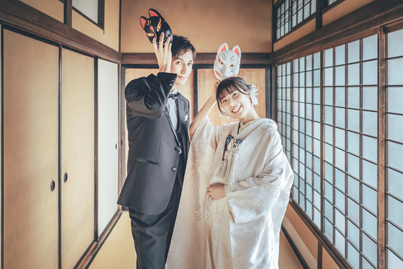 おふたりらしいお写真も