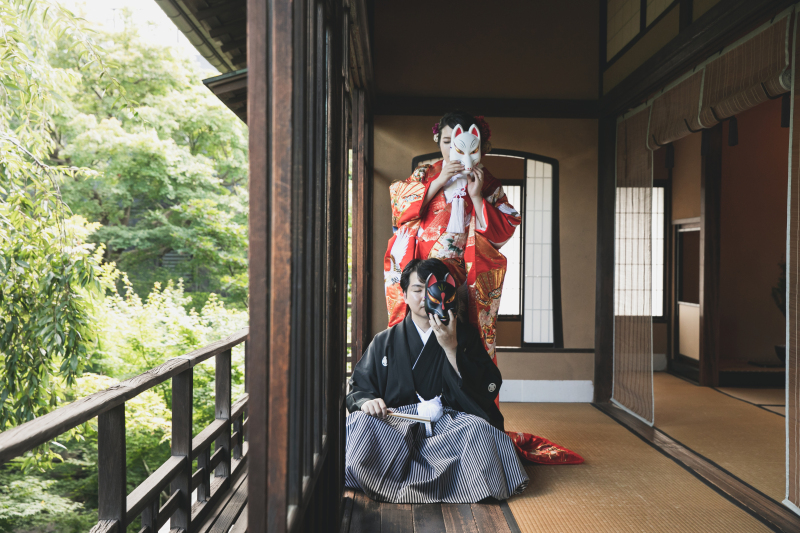 13:34 お面を使用して