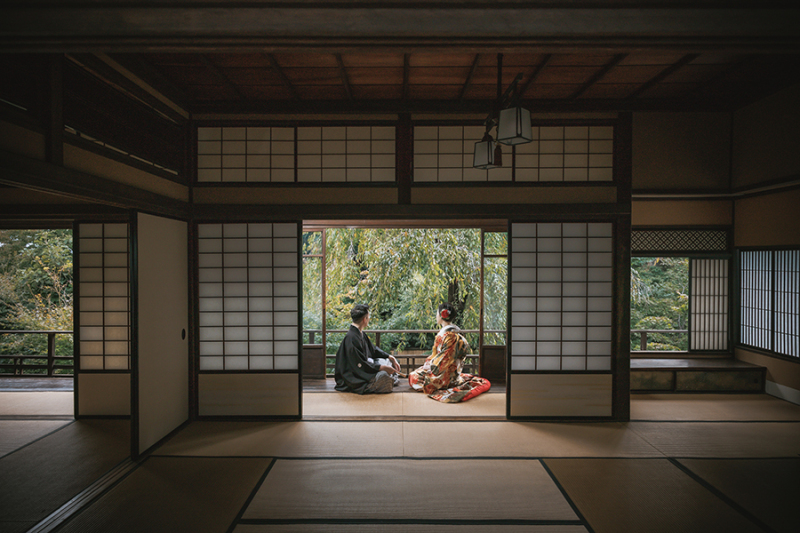 広々とした和室を活かして