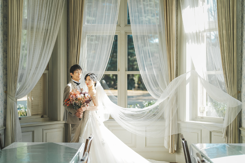 ベールショットも素敵♡