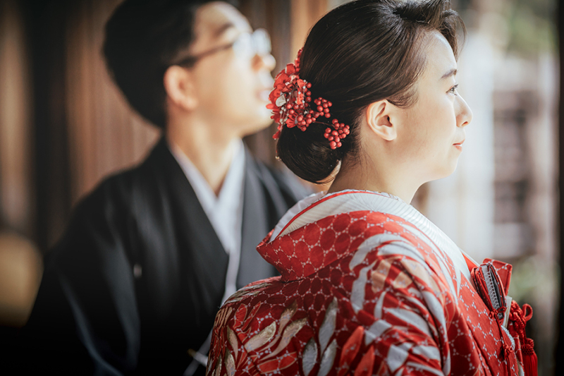 窓際で自然を活かして