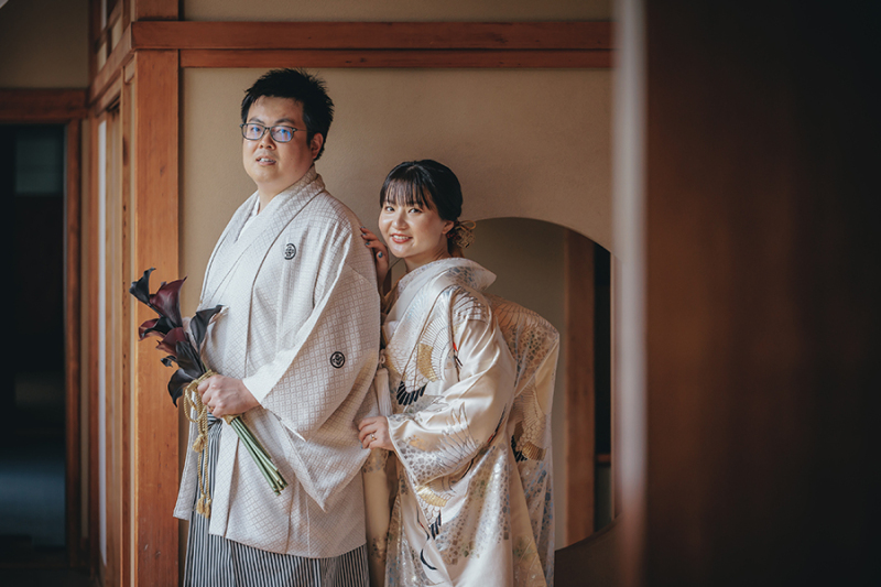 おふたりらしいお写真も