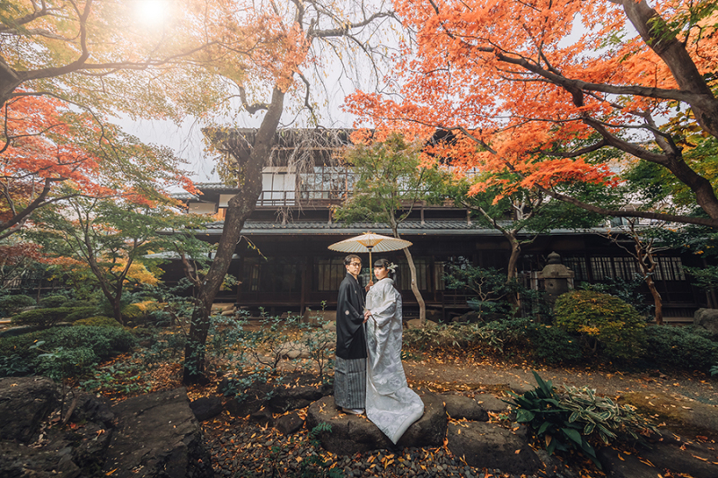 お庭の自然もたっぷり