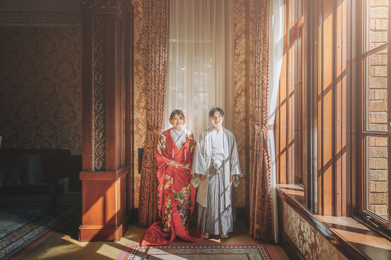 窓際で自然を活かして