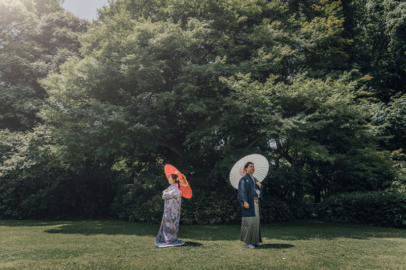 お庭の緑もたっぷり