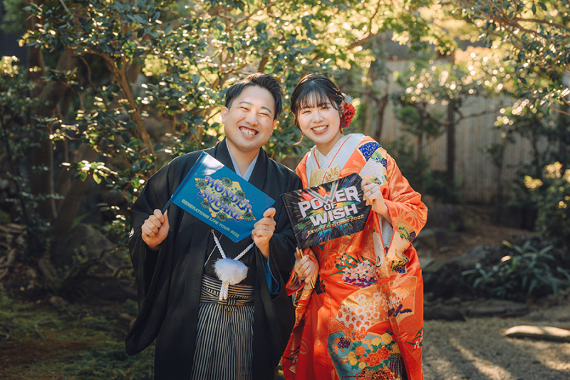 おふたりらしいお写真も