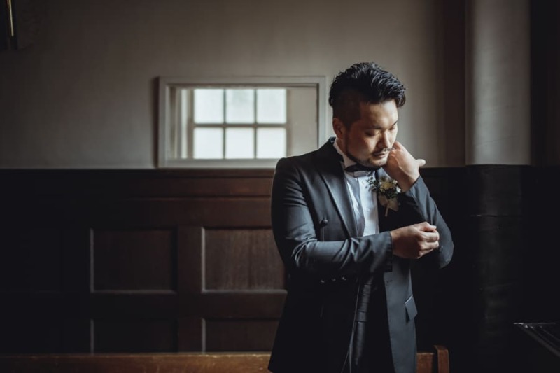 ご新郎様のソロショット