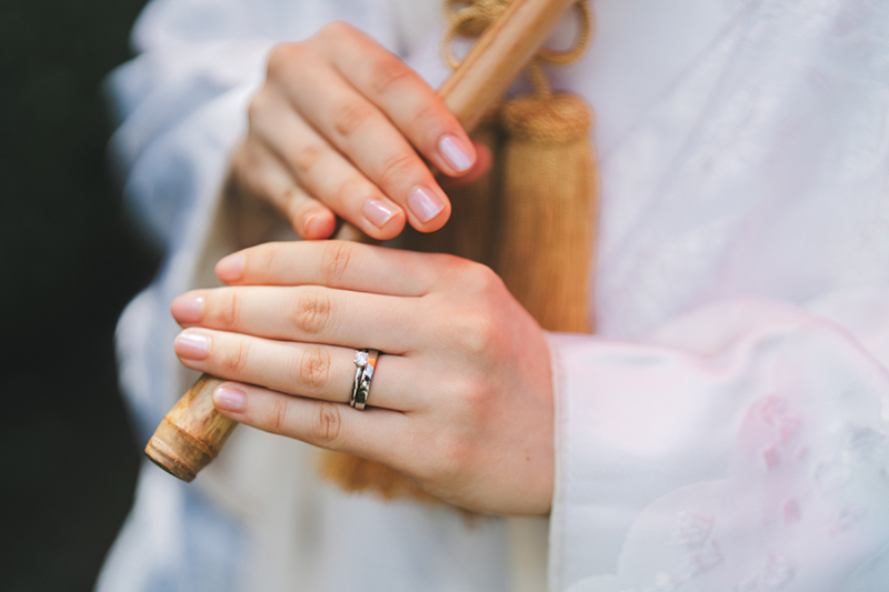 手元のショット