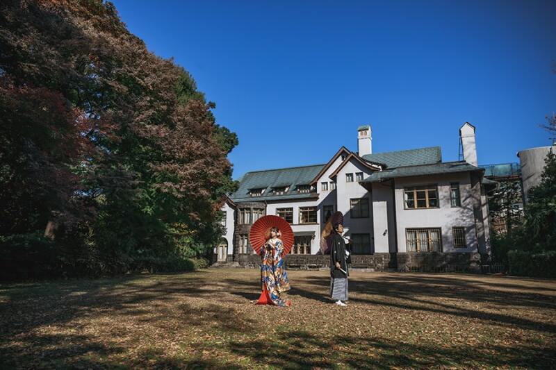 お庭で広々とした撮影を!