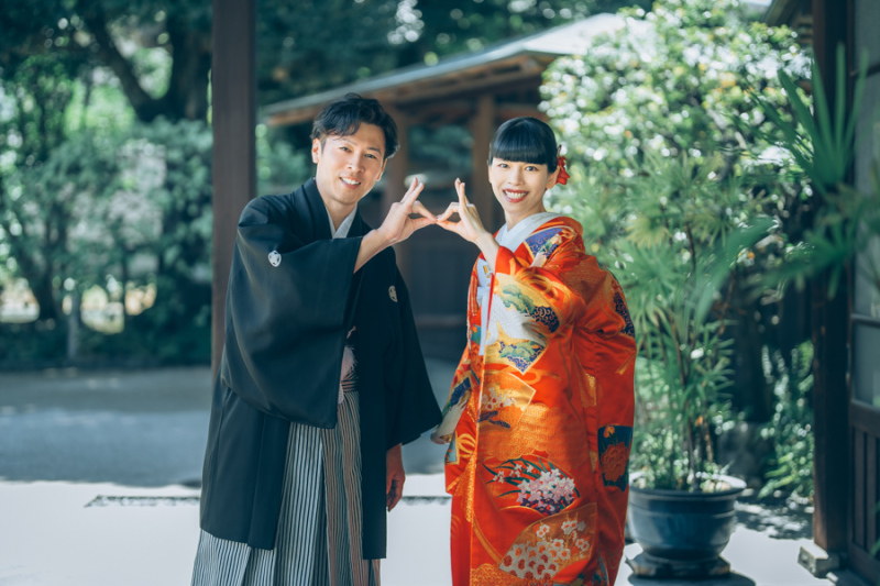 おふたりらしいお写真も