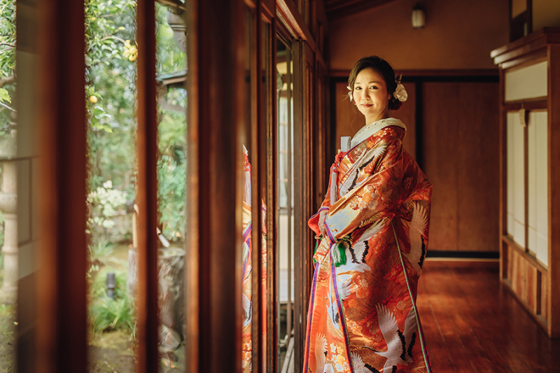 廊下でのカッコいいお写真も