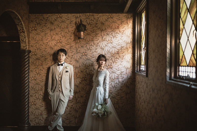 窓際で自然を活かして