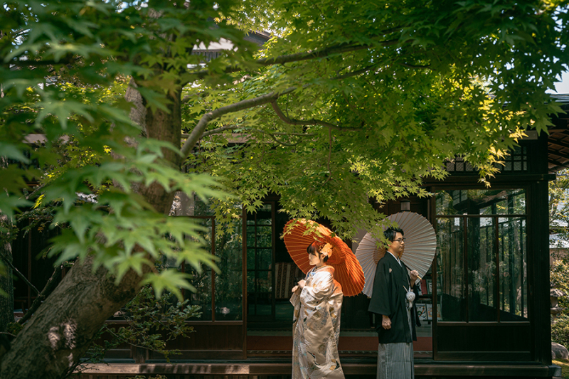 お庭の緑もたっぷり