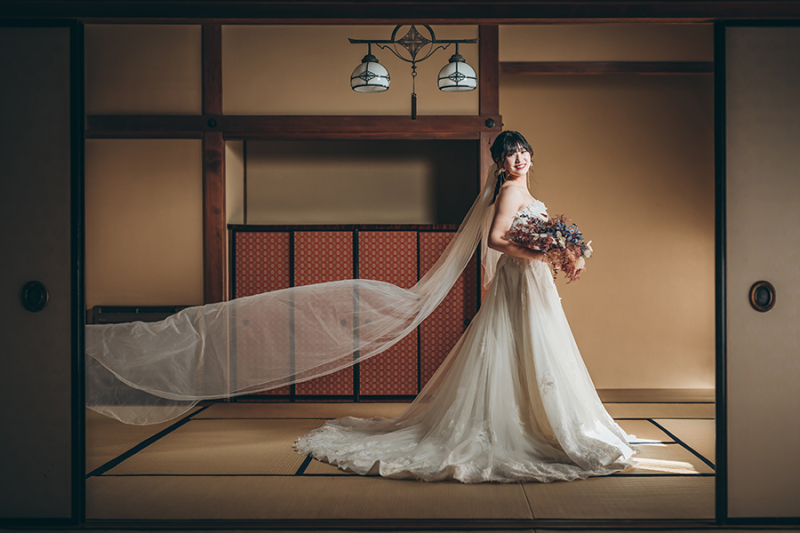 ベールショットも素敵♡