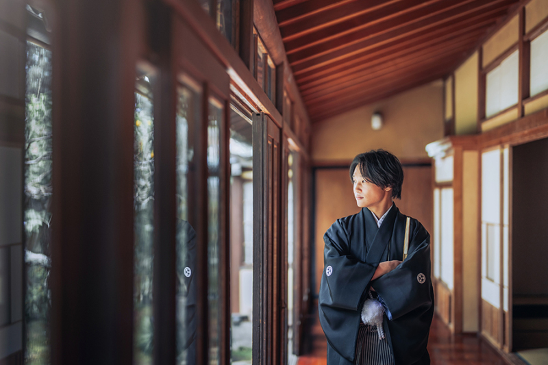 ご新郎様のソロショット