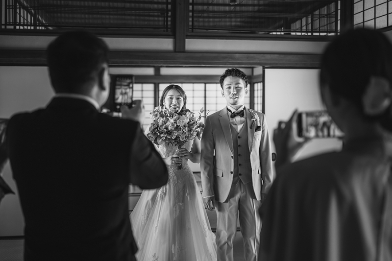 おふたりらしいお写真も