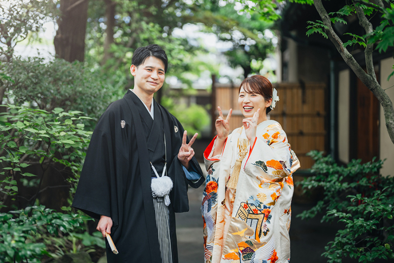 おふたりらしいお写真も