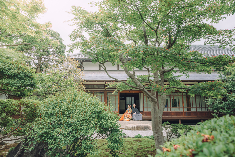 お庭の緑もたっぷり