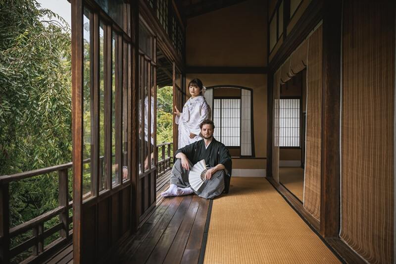 旧安田楠雄邸の室内も