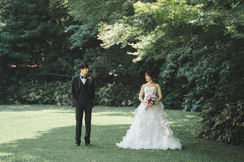 お庭の緑もたっぷり