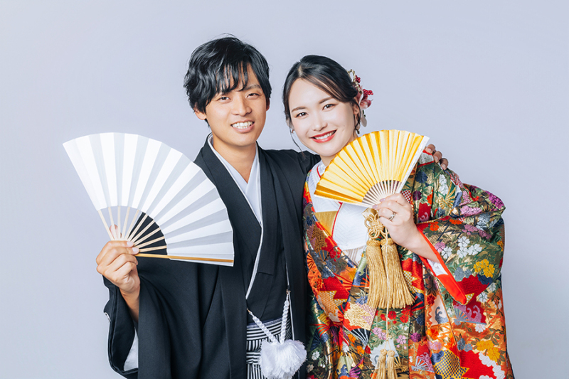 自然な笑顔で