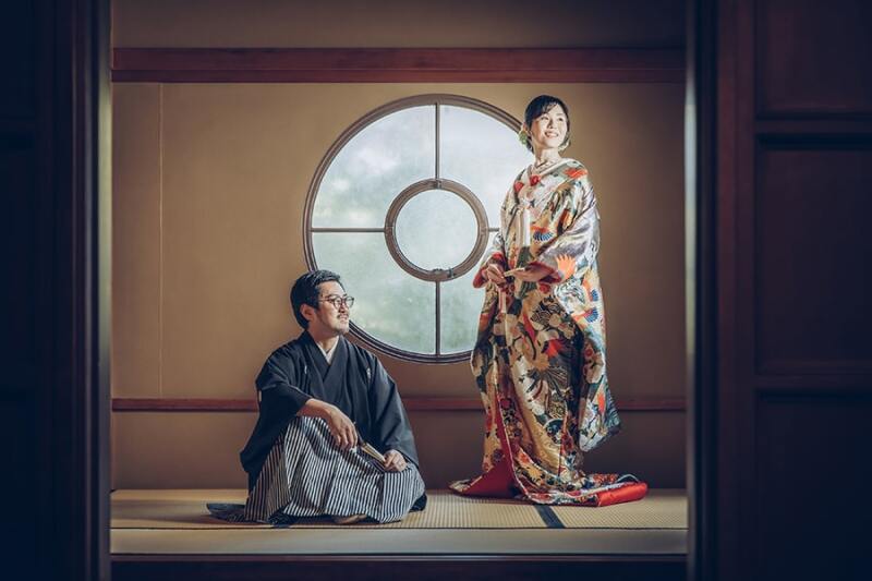 まずは和室から撮影開始