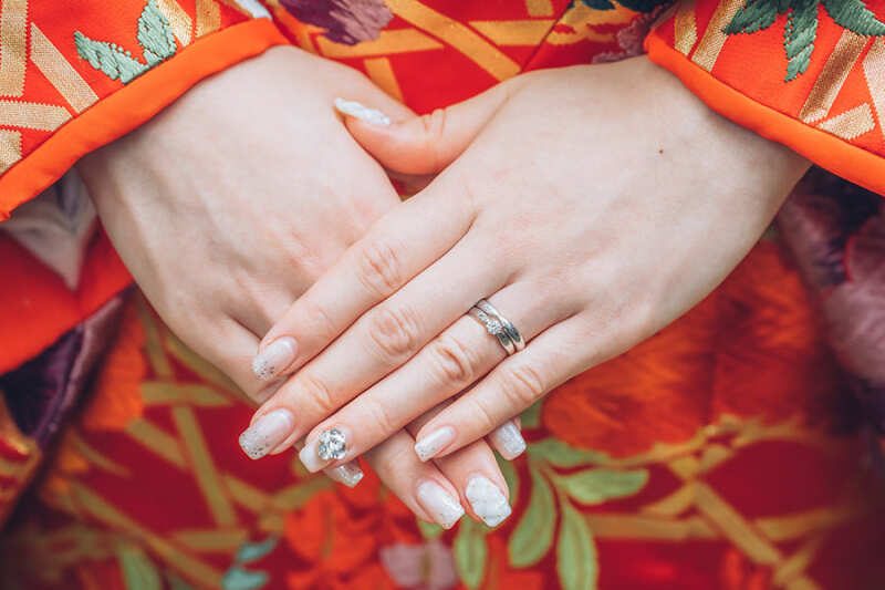 手元のショット