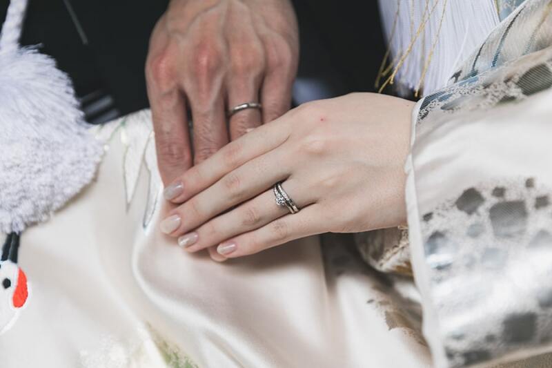 指輪のお写真も