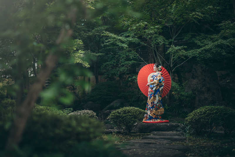 お庭の緑もたっぷり