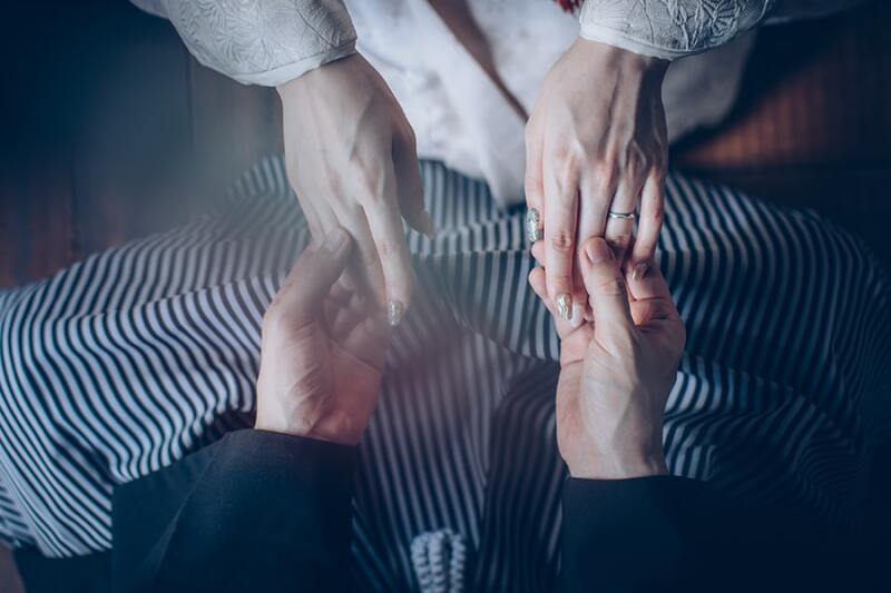 指輪のショットも色々