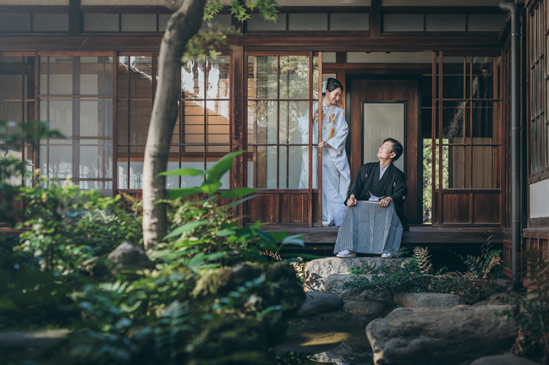 中庭の雰囲気を楽しめるのは泉山邸だけ!