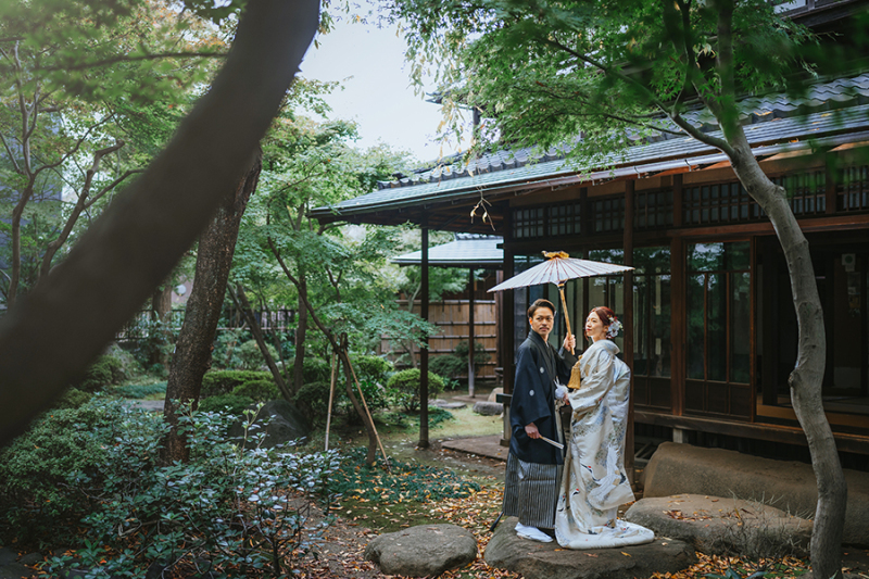 お庭の自然もたっぷり