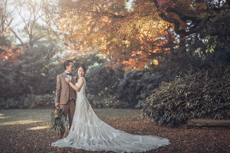 お庭の紅葉もたっぷり