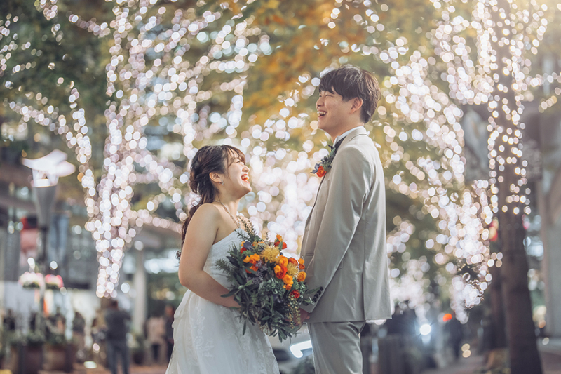 おふたりらしいお写真も