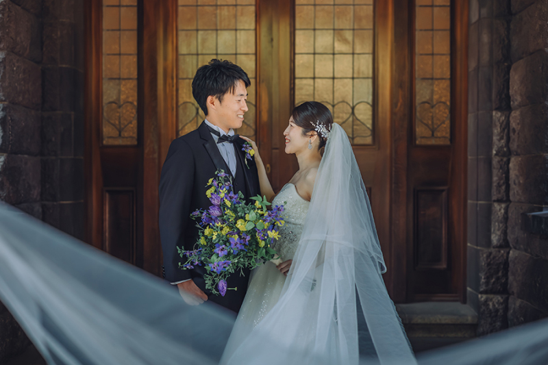 ベールショットも素敵♡