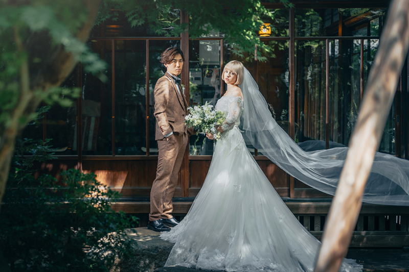 ベールショットも素敵♡