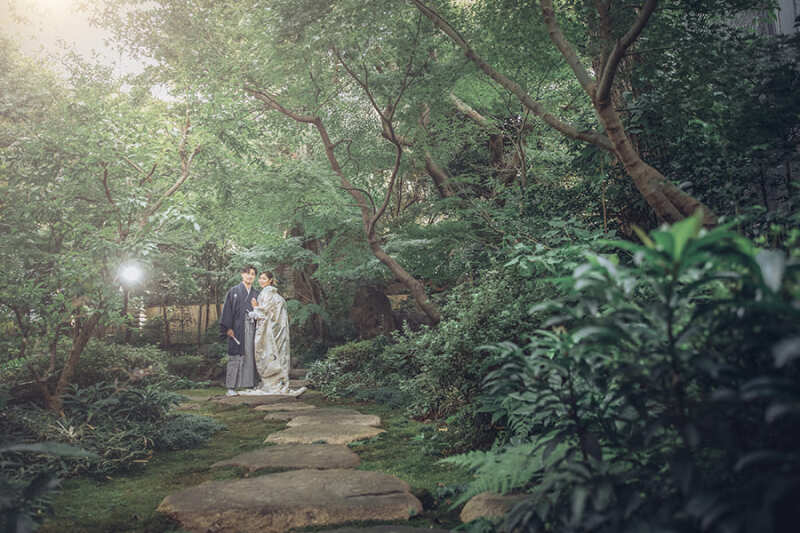 お庭の緑もたっぷり