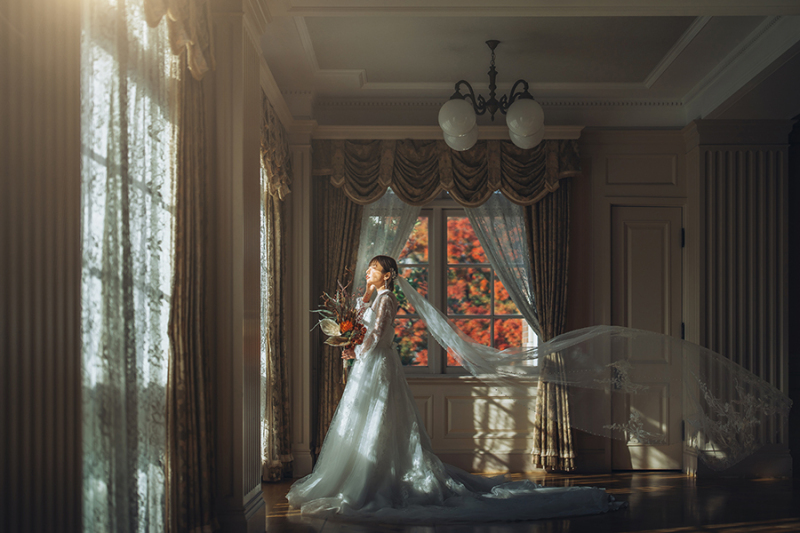 ベールショットも素敵♡