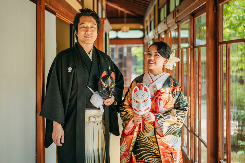 おふたりらしいお写真も