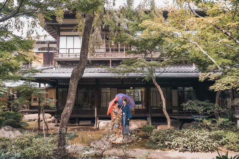 お庭の空間を活かして