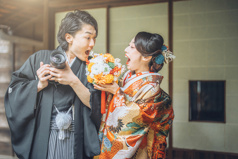 おふたりらしいお写真も