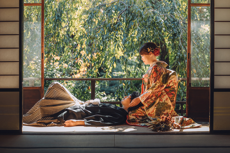 広々とした和室を活かして