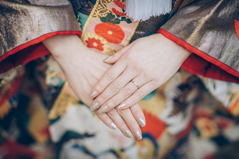 手元のお写真も